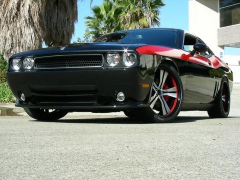 2009-Mr-Norms-Super-Dodge-Challenger-Black-Front-Angle-1024x768