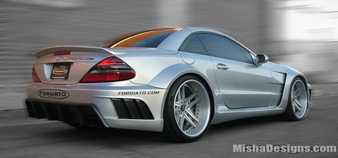 Mercedes SL-Class widebody by Misha Designs