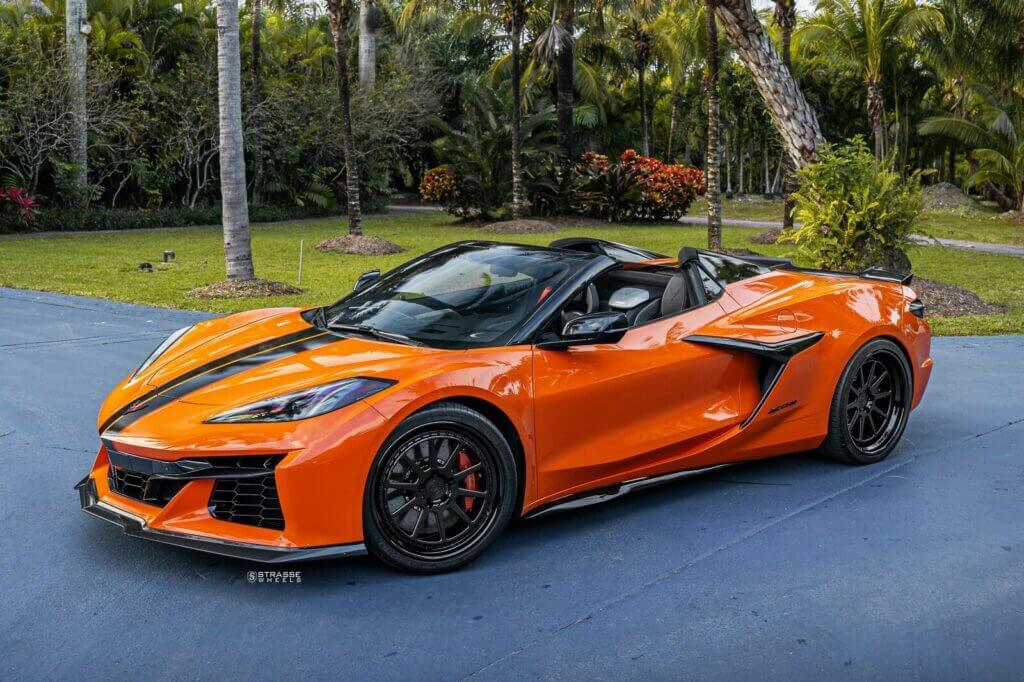 Orange C8 Corvette Z06